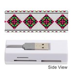 Ukrainian Folk Seamless Pattern Ethnic Ornament Border Element Traditional Memory Card Reader (Stick) Front