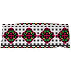 Ukrainian Folk Seamless Pattern Ethnic Ornament Border Element Traditional 15 x40  Body Pillow Case Dakimakura (two Sides)