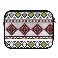 Ukrainian Folk Seamless Pattern Ethnic Ornament Border Element Traditional Apple Ipad 2/3/4 Zipper Cases