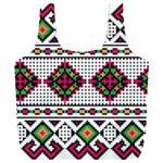 Ukrainian Folk Seamless Pattern Ethnic Ornament Border Element Traditional Full Print Recycle Bag (XXL) Back