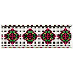 Ukrainian Folk Seamless Pattern Ethnic Ornament Border Element Traditional Banner And Sign 9  X 3  by Grandong