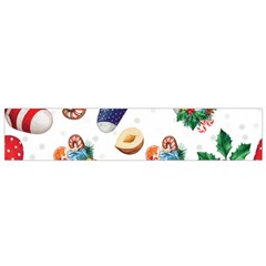 Christmas Socks Gloves Candy Cane Stocking Seamless Small Premium Plush Fleece Scarf