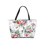 Floral Elements Peony Chinese Rose Classic Shoulder Handbag Back