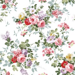 Floral Elements Peony Chinese Rose Play Mat (square) by Grandong