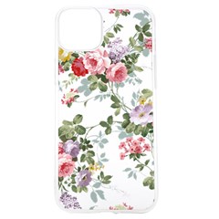 Floral Elements Peony Chinese Rose Iphone 15 Tpu Uv Print Case