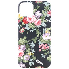 Floral Elements Peony Chinese Rose Iphone 15 Pro Black Uv Print Pc Hardshell Case