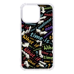 Time Nonlinear Curved Linear Iphone 13 Pro Tpu Uv Print Case by Paksenen