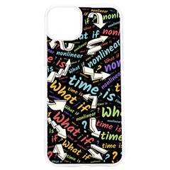 Time Nonlinear Curved Linear Iphone 15 Pro Tpu Uv Print Case