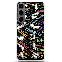 Time Nonlinear Curved Linear Samsung Galaxy S24 Ultra 6 9 Inch Tpu Uv Case by Paksenen