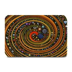 Swirl Vortex Emoji Cyclone Motion Art Plate Mats