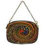 Swirl Vortex Emoji Cyclone Motion Art Chain Purse (One Side) Front