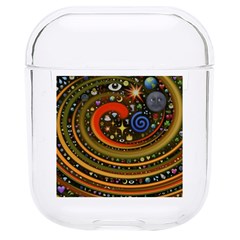 Swirl Vortex Emoji Cyclone Motion Art Hard Pc Airpods 1/2 Case by Paksenen