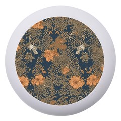 Seamless Pattern Patterns Leaves Vintage Dento Box With Mirror