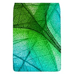 3d Leaves Texture Sheet Blue Green Removable Flap Cover (s)