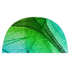 3d Leaves Texture Sheet Blue Green Anti Scalding Pot Cap