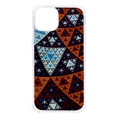 Fractal Triangle Geometric Abstract Pattern Iphone 13 Tpu Uv Print Case