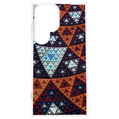 Fractal Triangle Geometric Abstract Pattern Samsung Galaxy S24 Plus 6 7 Inch Tpu Uv Case