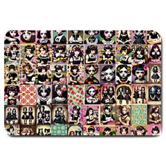 Spanish Gothic Girls Pattern Large Doormat