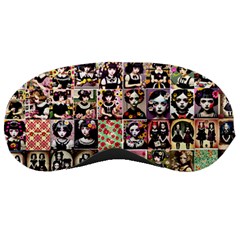 Spanish Gothic Girls Pattern Sleep Mask by patterns123