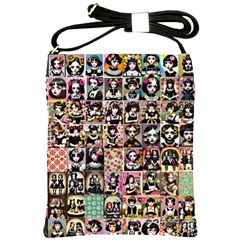 Spanish Gothic Girls Pattern Shoulder Sling Bag