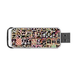 Spanish Gothic Girls Pattern Portable Usb Flash (two Sides)