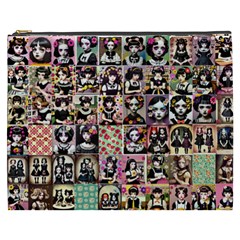 Spanish Gothic Girls Pattern Cosmetic Bag (xxxl)