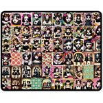 Spanish Gothic Girls Pattern Two Sides Fleece Blanket (Medium) 58.8 x47.4  Blanket Front