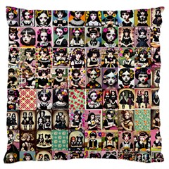 Spanish Gothic Girls Pattern Standard Premium Plush Fleece Cushion Case (two Sides) by violetheavensky