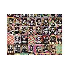 Spanish Gothic Girls Pattern Premium Plush Fleece Blanket (mini) by patterns123