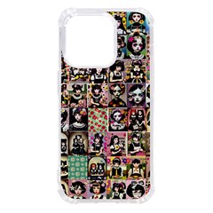 Spanish Gothic Girls Pattern Iphone 14 Pro Tpu Uv Print Case by patterns123