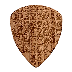 Spanish Gothic Girls Pattern Wood Guitar Pick (set Of 10) by patterns123