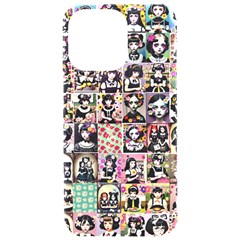 Spanish Gothic Girls Pattern Iphone 15 Pro Max Black Uv Print Pc Hardshell Case