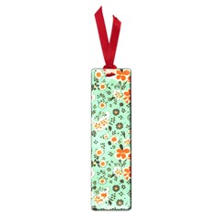 Retro 1960s Flowers Pattern 3 Small Book Marks