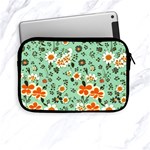 Retro 1960s Flowers Pattern 3 Apple iPad Mini Zipper Cases Front