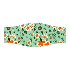 Retro 1960s Flowers Pattern 3 Stretchable Headband by patterns123