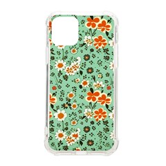 Retro 1960s Flowers Pattern 3 Iphone 11 Pro 5 8 Inch Tpu Uv Print Case by patterns123