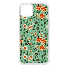 Retro 1960s Flowers Pattern 3 Iphone 14 Plus Tpu Uv Print Case by patterns123