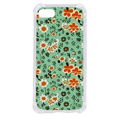 Retro 1960s Flowers Pattern 3 Iphone Se by patterns123