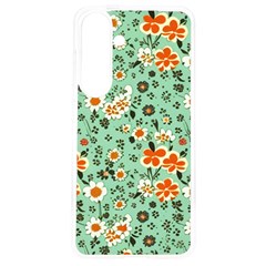 Retro 1960s Flowers Pattern 3 Samsung Galaxy S24 6 2 Inch Tpu Uv Case by violetheavensky