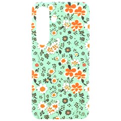 Retro 1960s Flowers Pattern 3 Samsung Galaxy S24 6 2 Inch Black Tpu Uv Case by violetheavensky