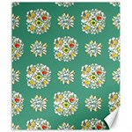 Retro 1960s Flowers Pattern 2 Canvas 20  x 24  19.57 x23.15  Canvas - 1