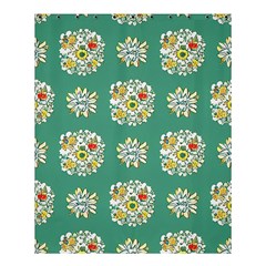 Retro 1960s Flowers Pattern 2 Shower Curtain 60  X 72  (medium) 