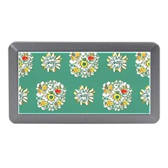 Retro 1960s Flowers Pattern 2 Memory Card Reader (mini)