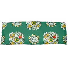 Retro 1960s Flowers Pattern 2 21 x60  Body Pillow Case Dakimakura (two Sides) by violetheavensky