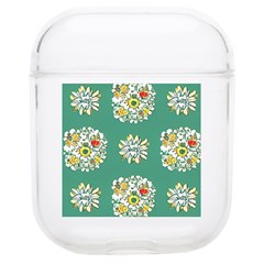 Retro 1960s Flowers Pattern 2 Soft Tpu Airpods 1/2 Case by patterns123