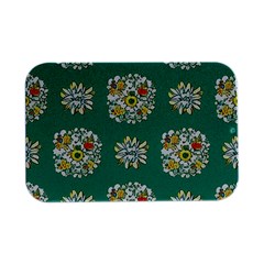 Retro 1960s Flowers Pattern 2 Open Lid Metal Box (silver)   by patterns123