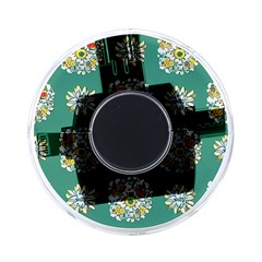 Retro 1960s Flowers Pattern 2 On-the-go Memory Card Reader by patterns123