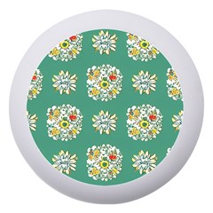 Retro 1960s Flowers Pattern 2 Dento Box With Mirror by patterns123