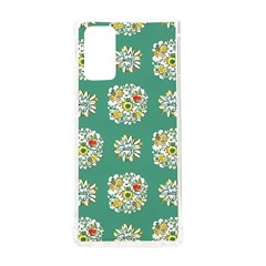 Retro 1960s Flowers Pattern 2 Samsung Galaxy Note 20 Tpu Uv Case by violetheavensky