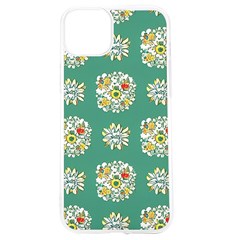 Retro 1960s Flowers Pattern 2 Iphone 15 Tpu Uv Print Case by violetheavensky